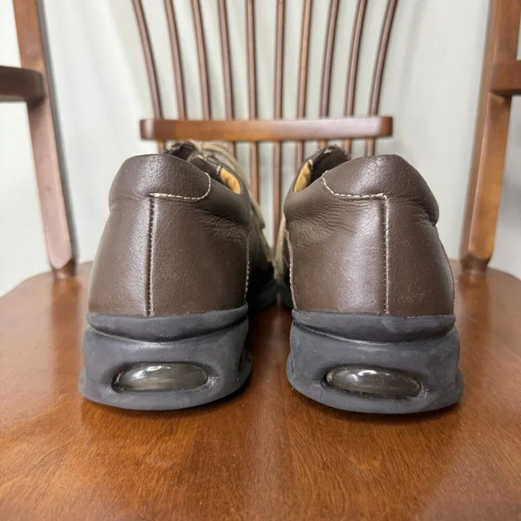 Sandro Men’s Size 10.5 D Lace Up Brown Shoes Leather Office Comfort Air Walk